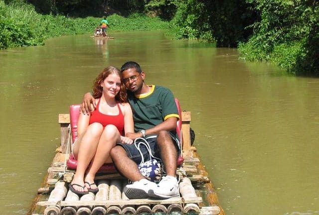 Rafting on the Martha Brae