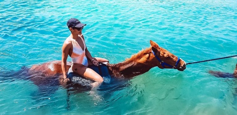 Beach horseback riding Montego Bay