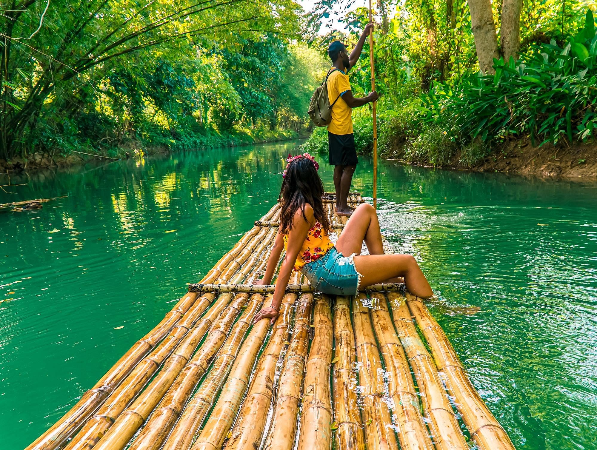 Bamboo Raft River Ride Jamaica